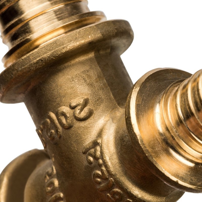 Тройник переходной 20 x 20 x 16 аксиальный для труб PE-X STOUT