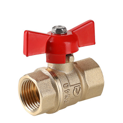 Кран шаровый СТАНДАРТ 1/2" ВВ бабочка VALTEC
