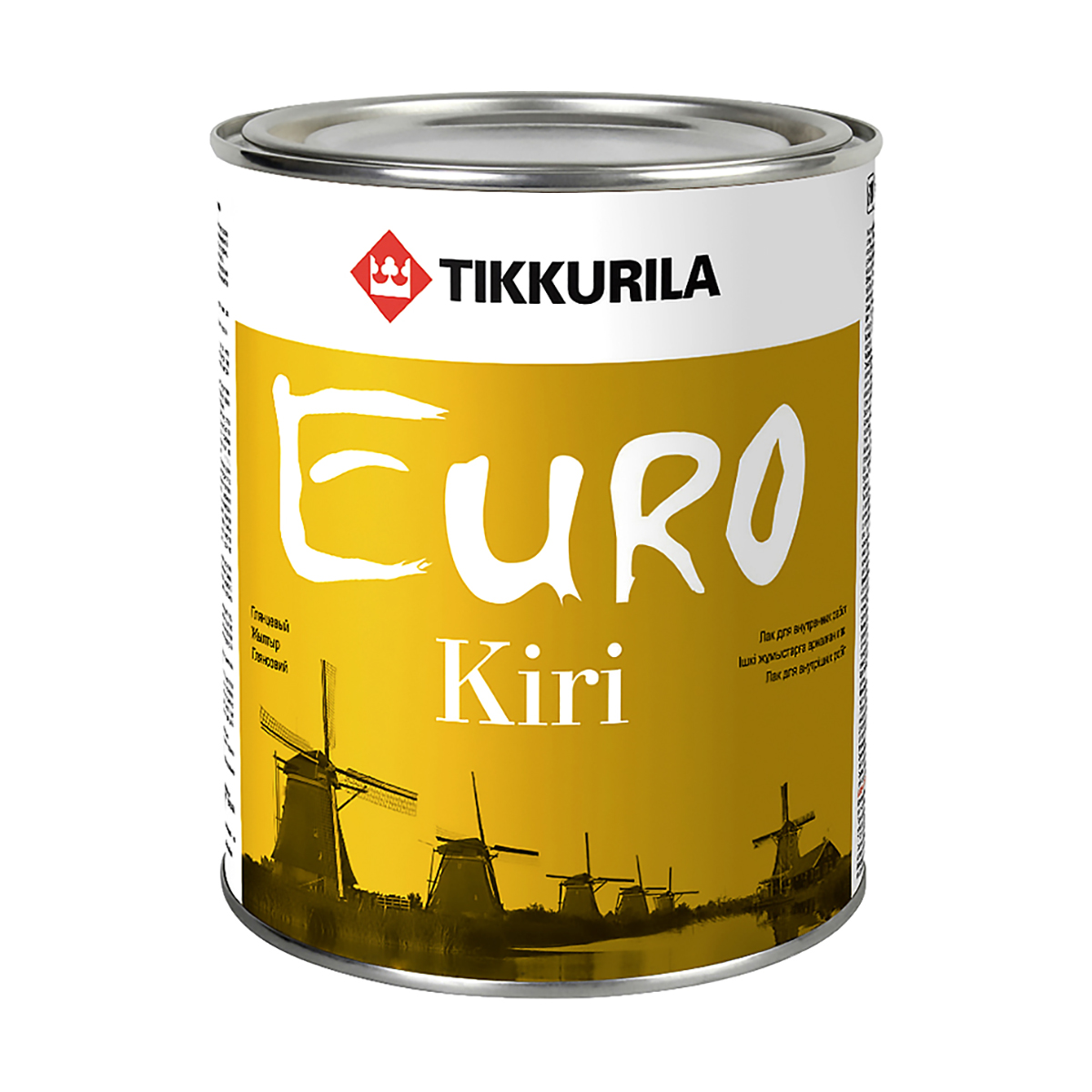 Евро кири / lacquer parquet глянц. 0,9 л (1/6)  лак паркетный "тиккурила"