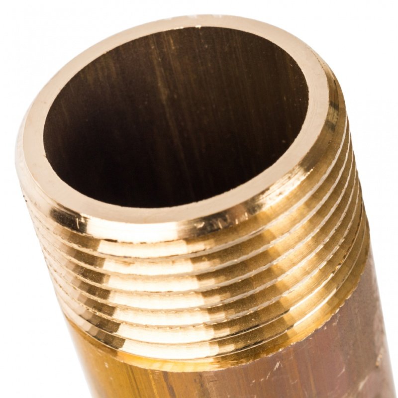 Сгон НР 3/4" 200 мм латунь STOUT