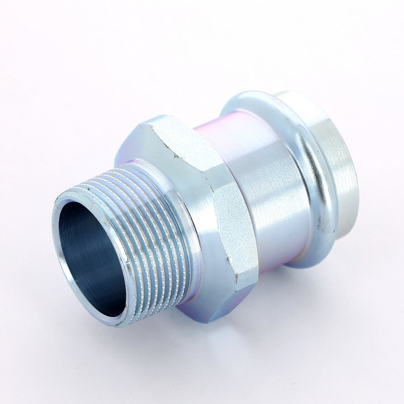 Соединительный элемент пресс-Н 42x1"1/4 оцинкованная сталь Prestabo VIEGA