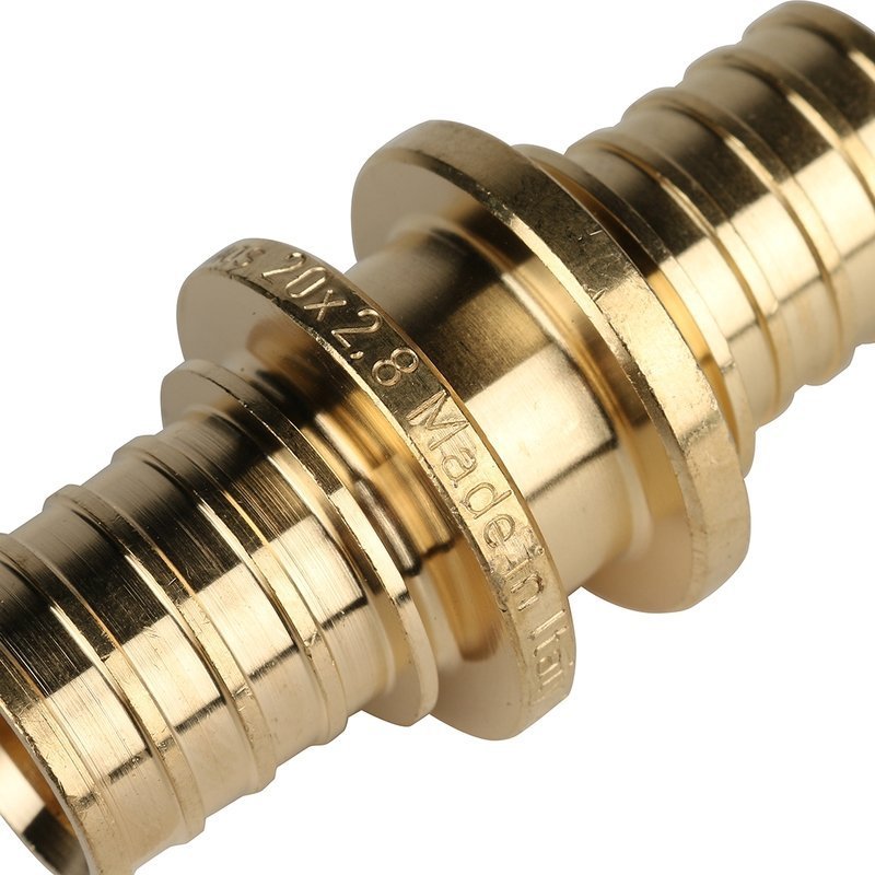 Муфта 20 х 20 аксиальная для труб PE-X STOUT