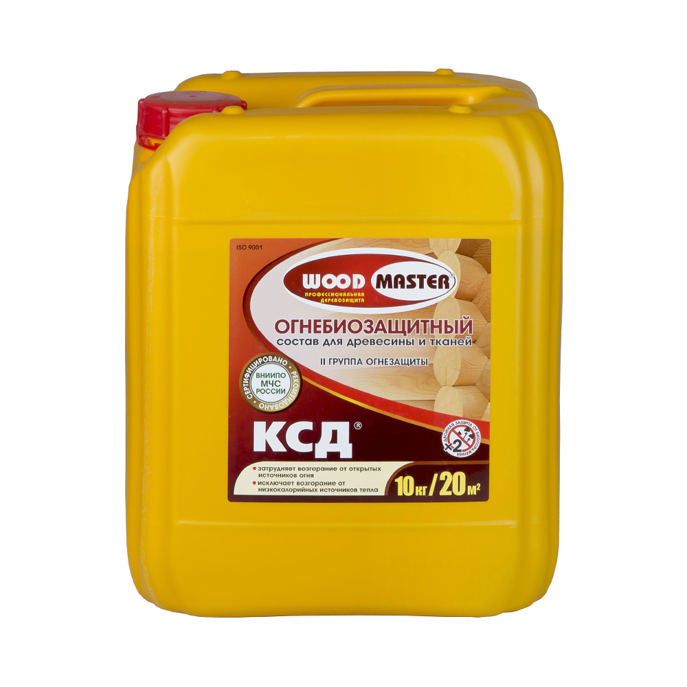 Ксд  огнебиозащитный состав "woodmaster"  10 кг (1) "рогнеда"
