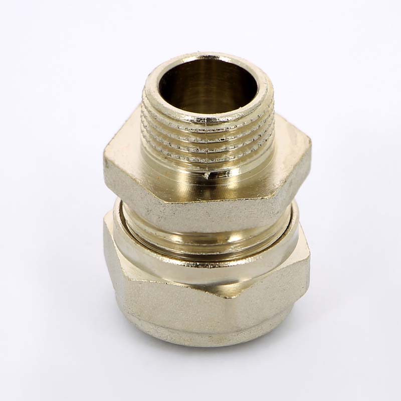 Обжимная муфта НР 20 х 1/2" UNI-FITT для металлопласта