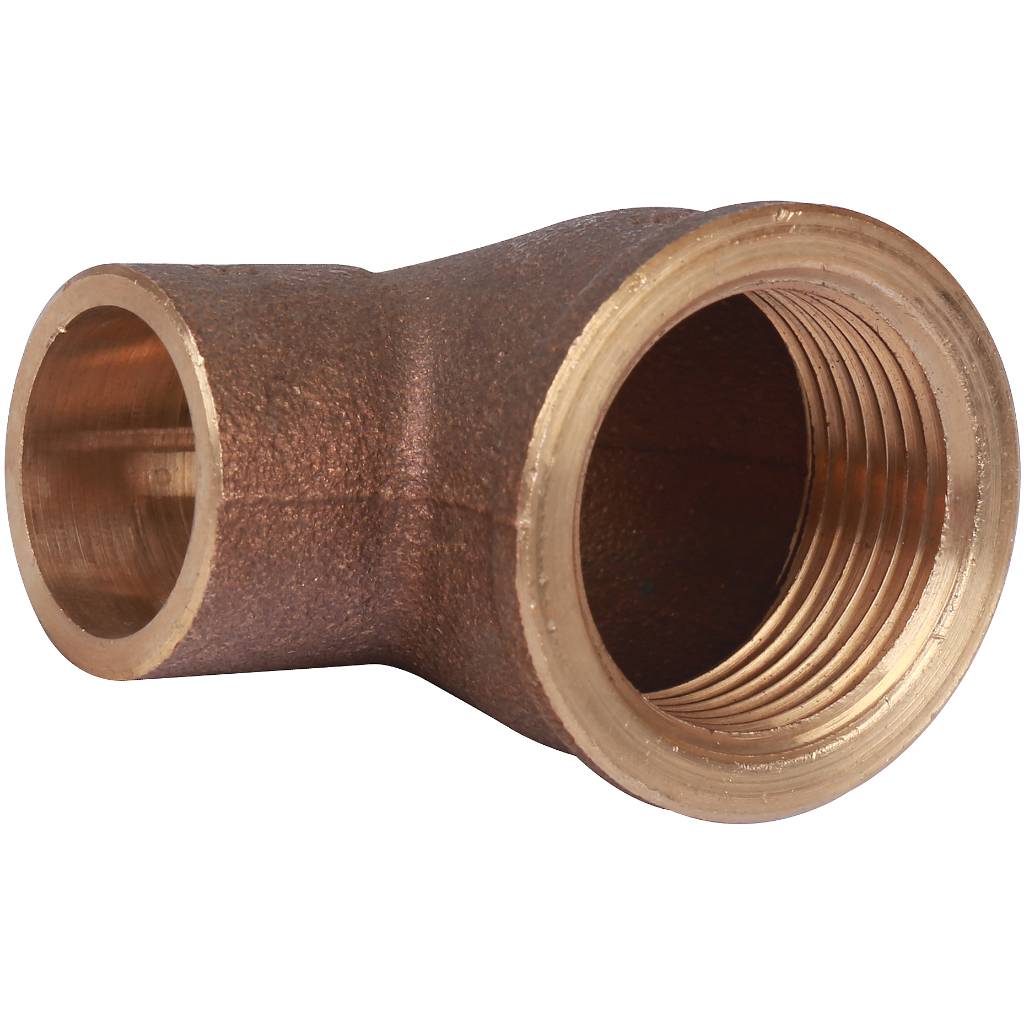 Угол переходной 18x3/4" (ВР) SANHA под пайку бронзовый 140901834