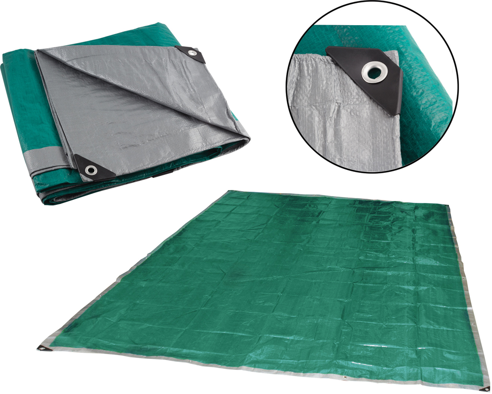 Тент  6*8 м (100 г/м2) универсальный защитный  (1/4)  "ecos"