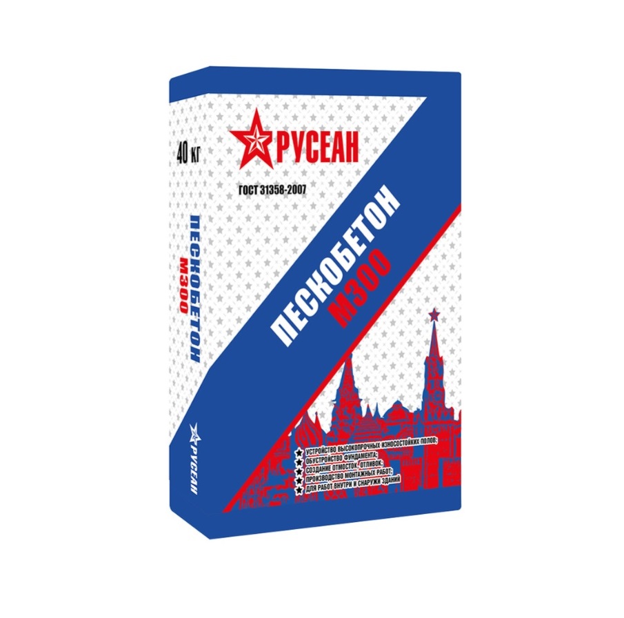 Пескобетон М300 Русеан 40 кг