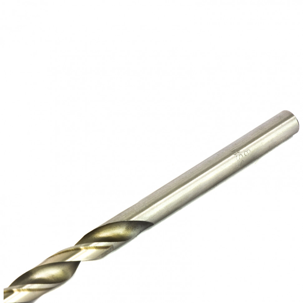 Сверло по металлу, 8 х 165 мм, полированное, удл, HSS, 5 шт, цилиндрический хвостовик Matrix (715080)