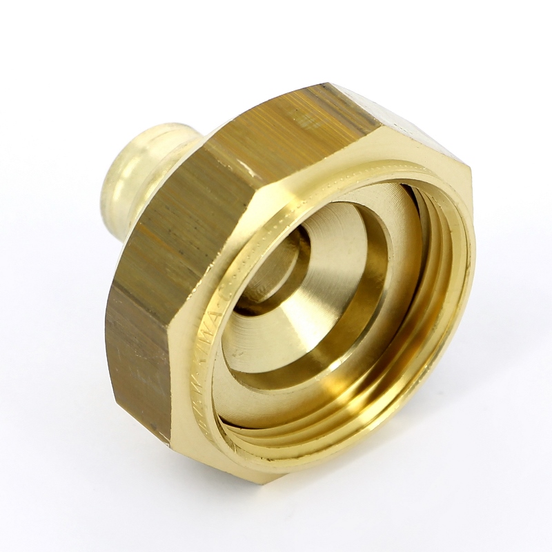 Муфта пресс-В с накидной гайкой и плоским уплотнением 15x1"1/4 Sanpress VIEGA