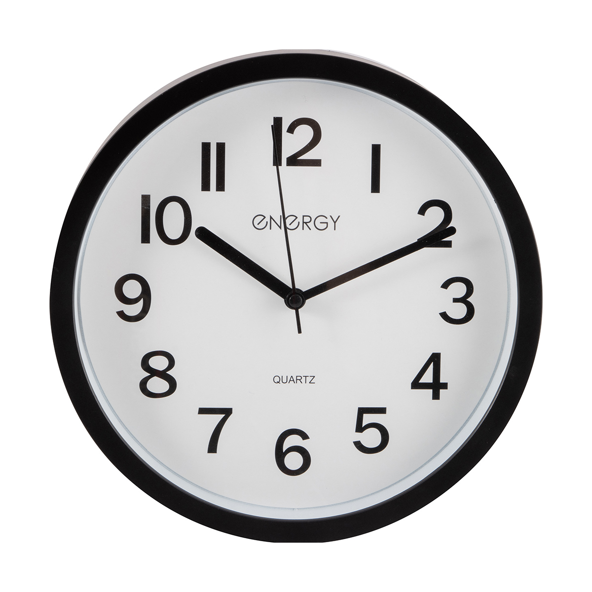 Часы настенные "energy" ес-139 кварцевые, черные (1/20)