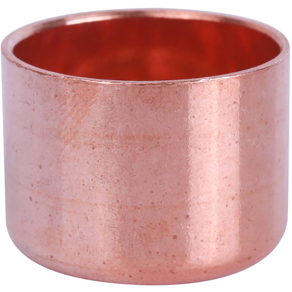 Медная заглушка 22 мм на трубу под пайку SANHA 1530122