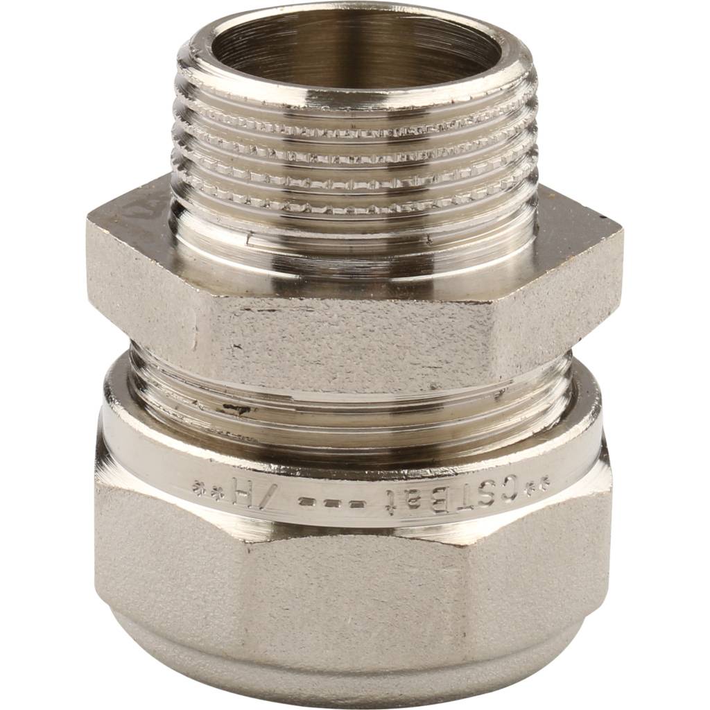 Обжимная муфта НР 26 х 3/4" TIEMME для металлопластиковых труб