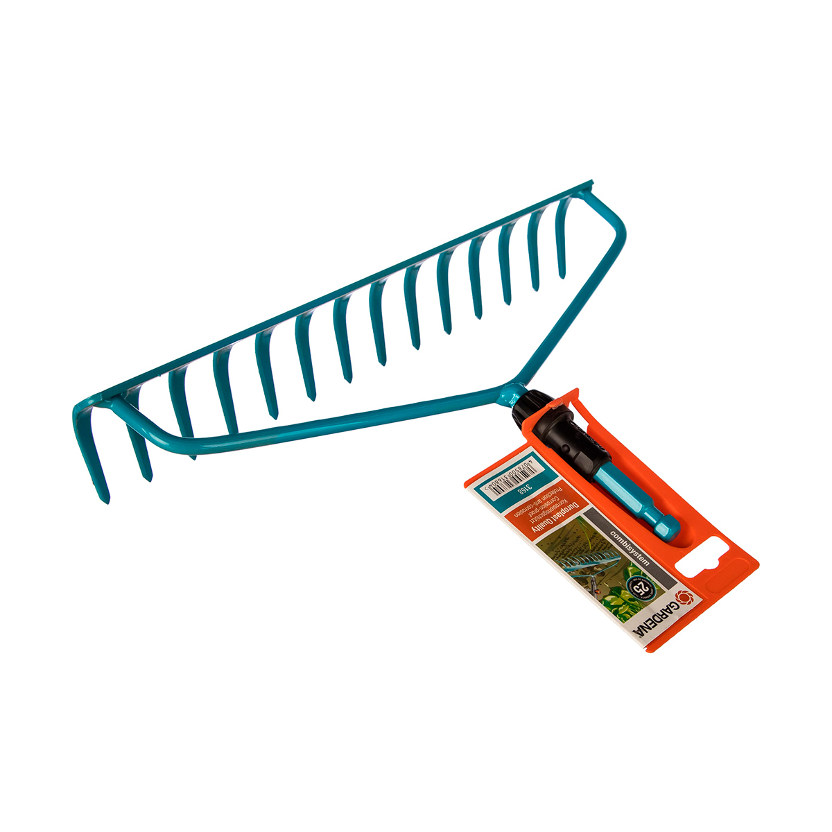 Грабли 14 зубов (насадка для комбисистемы) (1/5) "gardena" 03168-20.000.00