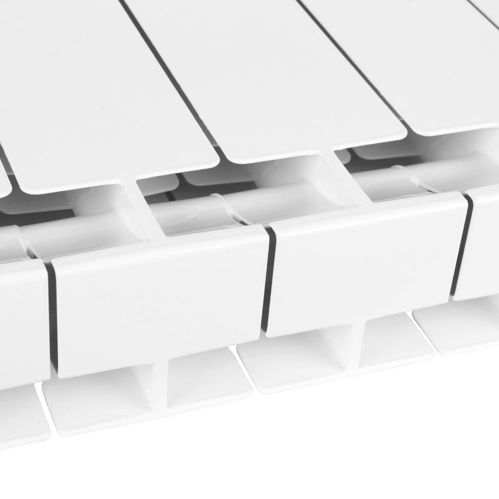 Радиатор STOUT STYLE 500 мм 12 секций, биметал. (боковое подключение) на 21,5 кв.м.