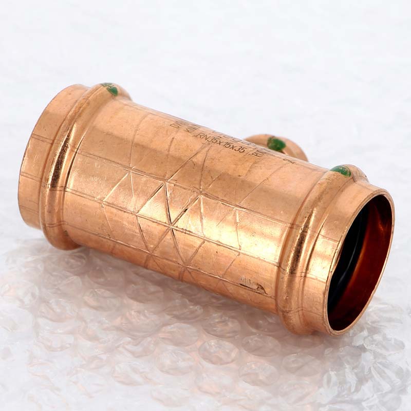 Тройник пресс медный Profipress VIEGA 35х15х35