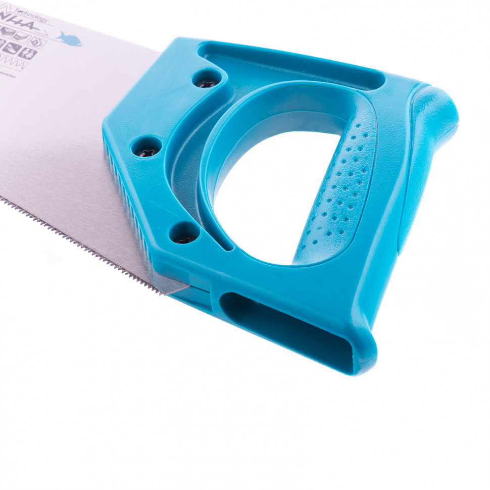 Ножовка для работы с ламинатом "Piranha", 360 мм, 15-16 TPI, зуб 2D, каленый зуб, пласт.рук-ка Gross (24121)