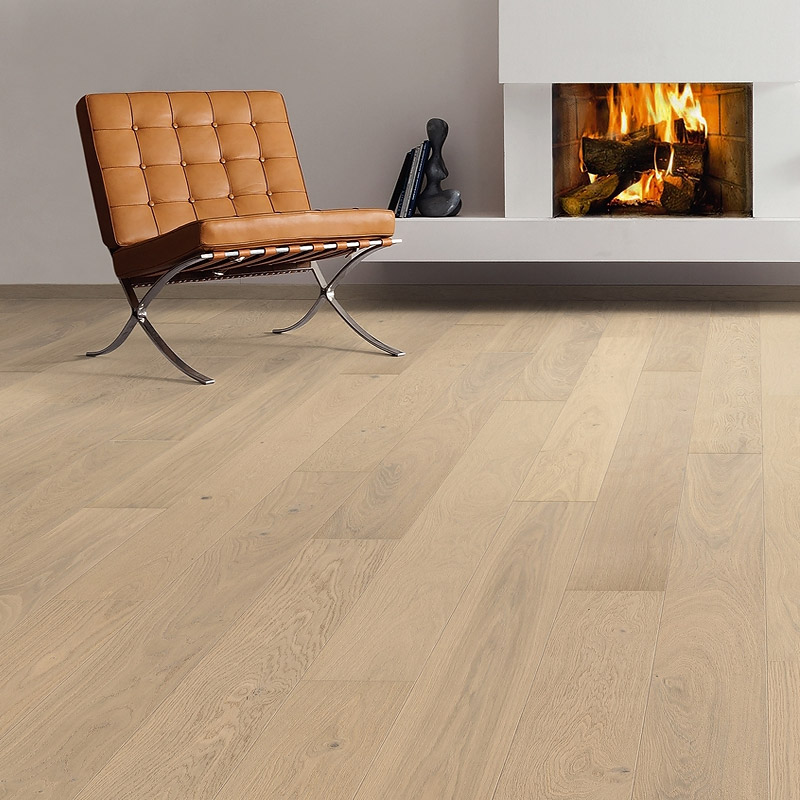 Паркетная доска Haro Series 4000 (5G) 538936 Дуб Песочно-Белый Маркант брашированный однополосный 4V2200 x 180 x 13.5мм