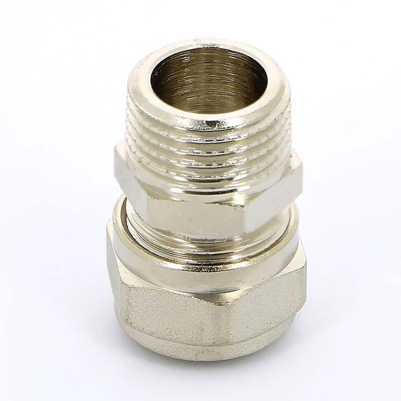 Обжимная муфта НР 16 х 1/2" UNI-FITT для металлопласта