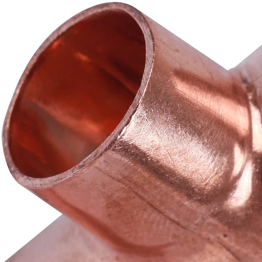 Тройник переходной 18х15х18 мм медный под пайку SANHA 15130181518