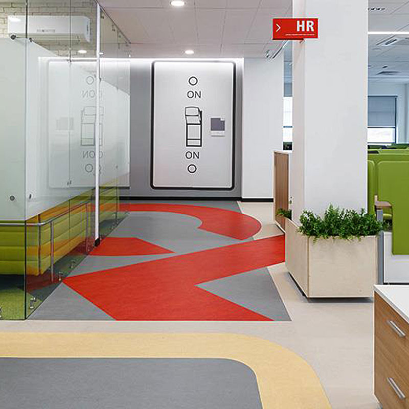 Forbo Marmoleum Marbled Fresco 3131 Scarlet - 2.5