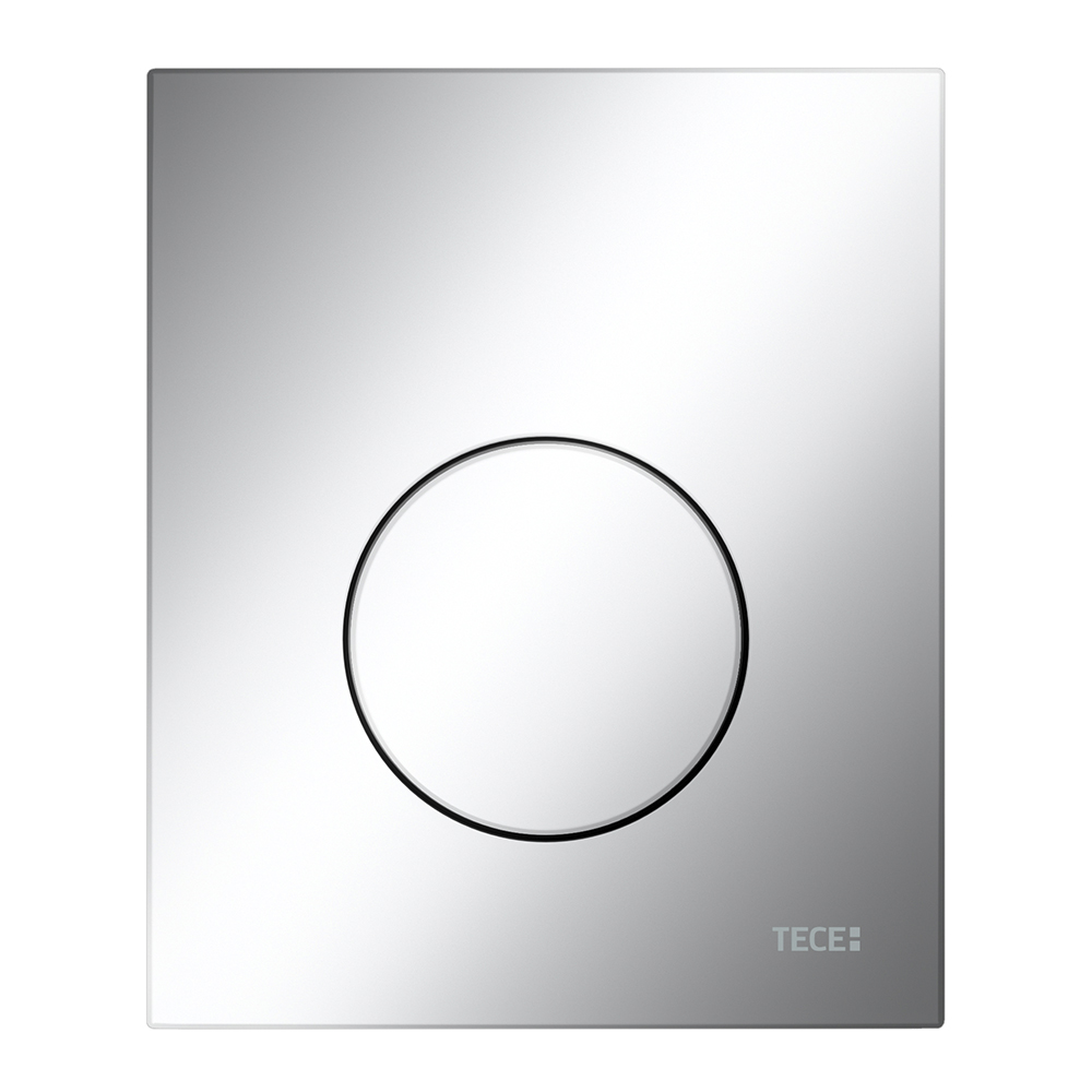 Пластиковая панель смыва TECEloop хром глянцевый, для инсталляции писсуара, 120 x 100 x 6 мм