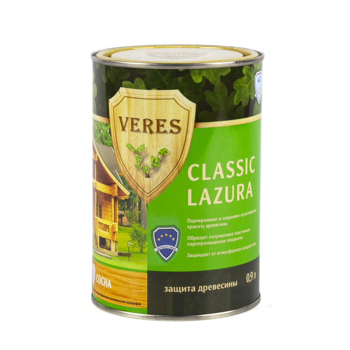 Верес классик лазура № 2 сосна  0,9 л (1/6) "veres"