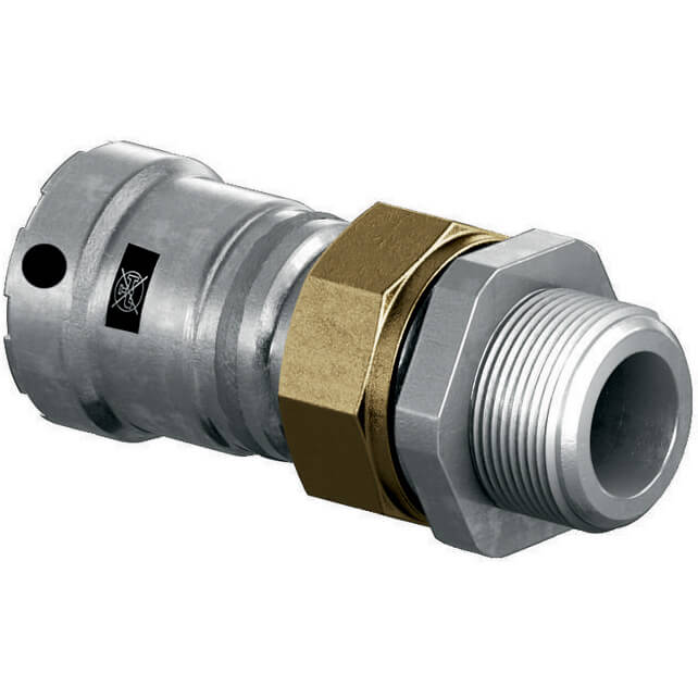 Муфта пресс-Н разъемная Megapress нелегир. оцинк.сталь, VIEGA DN15 х1/2"