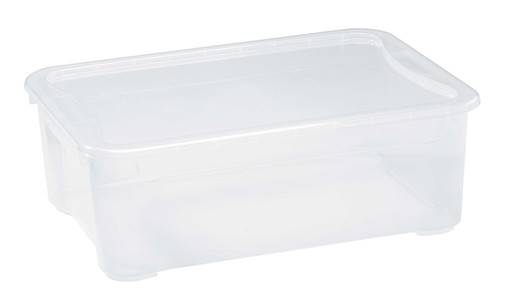 Ящик универс. "кристалл m" 555*390*190 мм (бесцветн.) (1/6) "бытпласт"