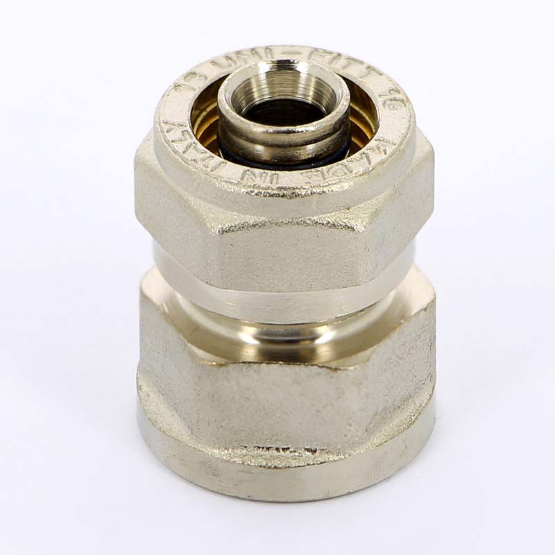 Обжимная муфта ВР 16 х 1/2" UNI-FITT для металлопласта