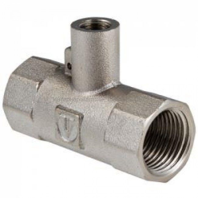 Тройник для подключения датчика температуры VALTEC 1" x M10 x 1"