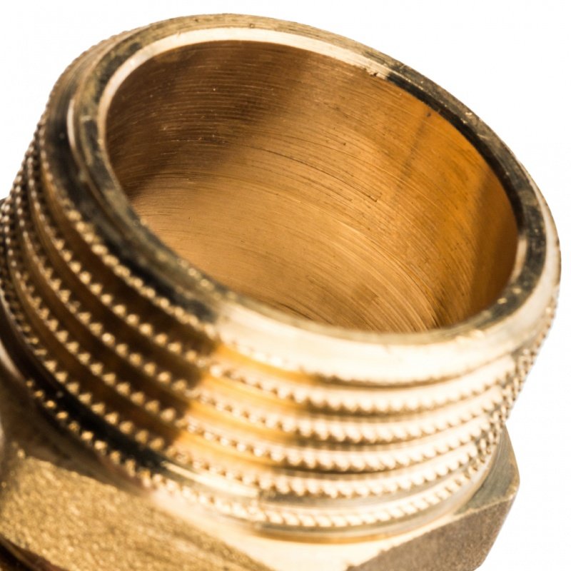 Ниппель НР 1" латунь STOUT