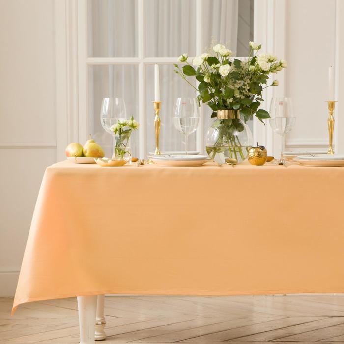 Скатерть "этель" lines 150*250 см (бежевый) (1/12) 6974125