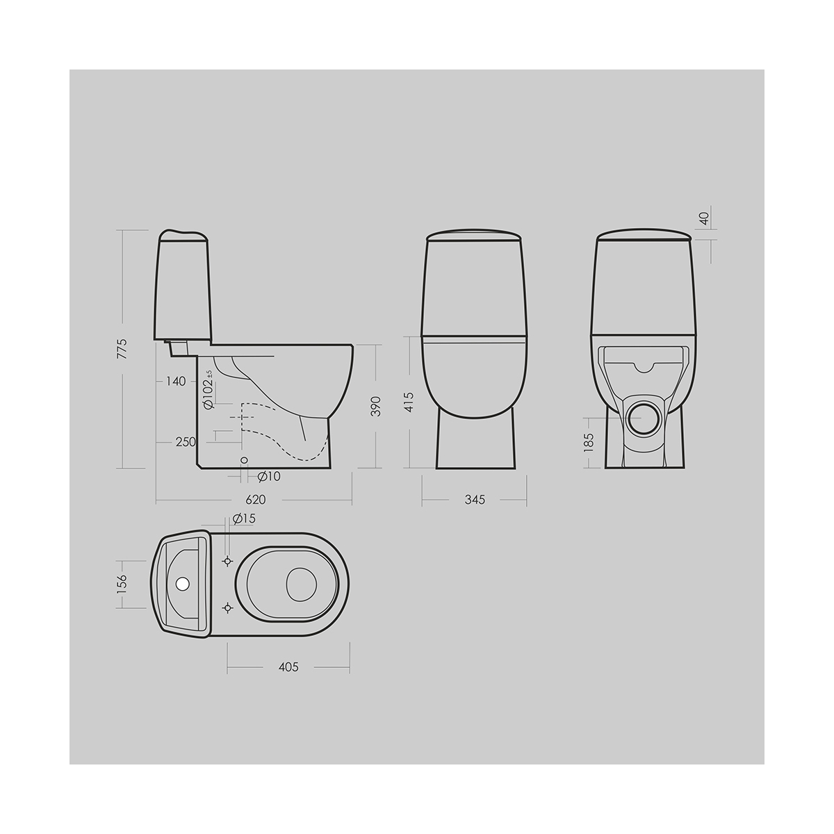 Унитаз напольный "best" белый "sanita luxe" wc.cc/best/2-dm/wht.g/s1