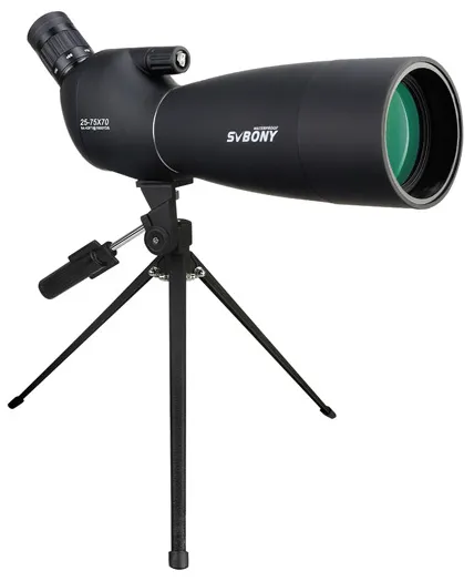 Зрительная труба SVBONY SV28 25–75x70 WP со штативом