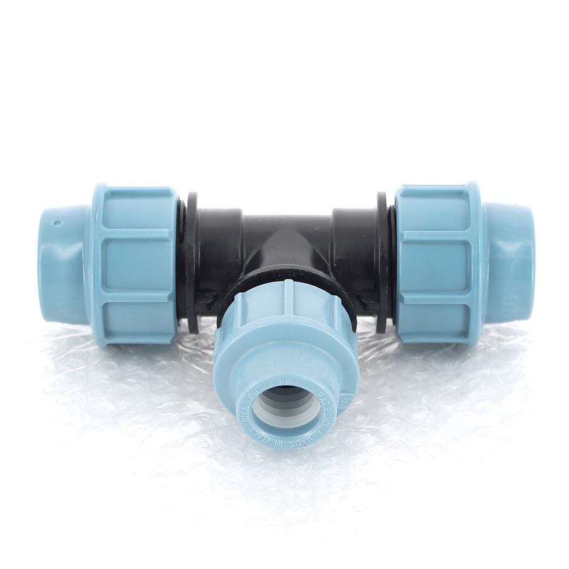 Тройник редукционный 32 х 25 х 32 мм под обжим для труб ПНД UNIDELTA