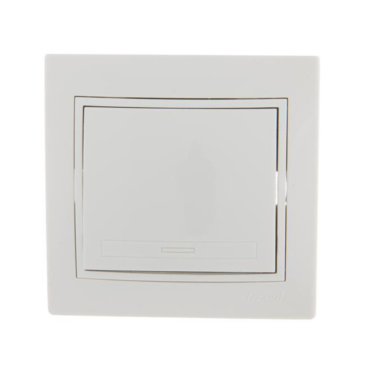 Переключатель перекрестный "mira" 1 кл., белый (1/10/120) "lezard" 701-0202-107