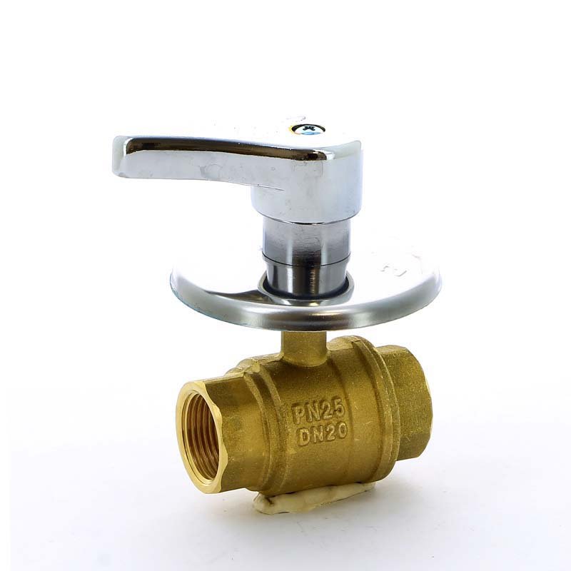 Кран шаровой ITAP под штукатурку с хромированной рукояткой 1''