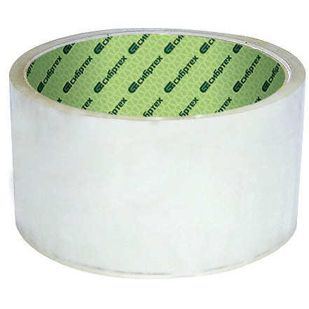 Клейкая лента "Эксперт", 45 мкм, 48 мм х 60 м, цвет прозрачный Сибртех (88722)