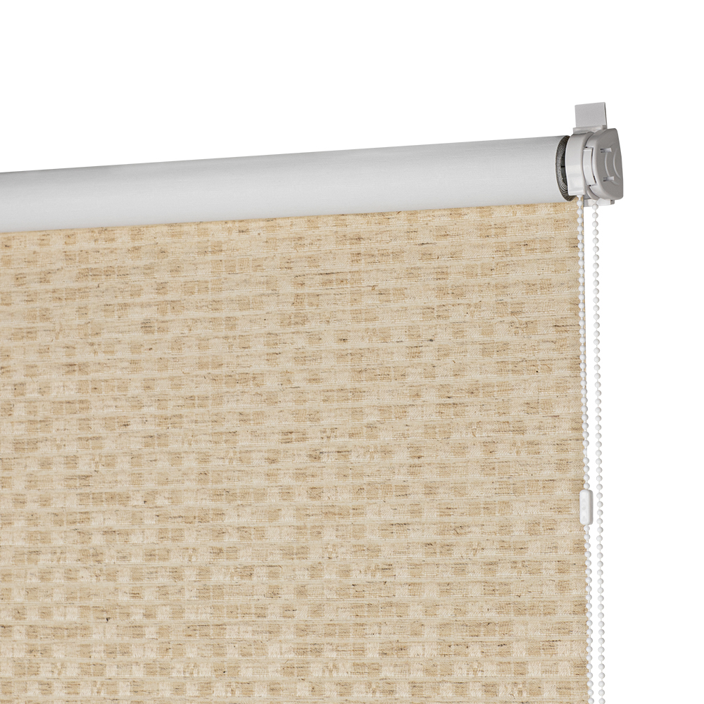 Штора рулонная блэкаут "баунти соломенный" 120*160 см (миниролл) (1/4)