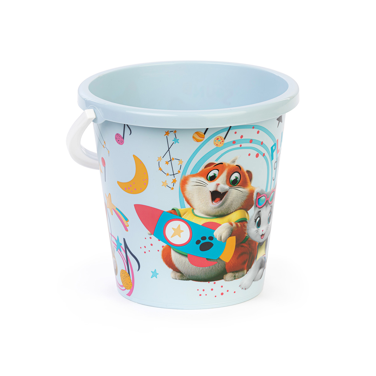 Ведро детское "44 котёнка" 1,5 л (1/30) "альтернатива"  м7641