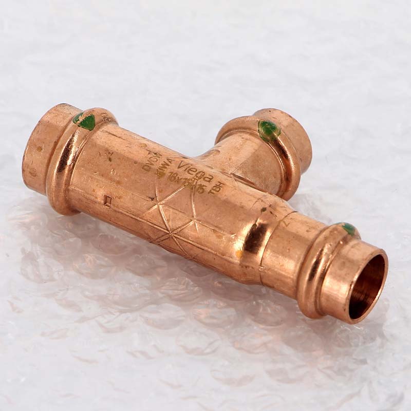 Тройник пресс медный Profipress VIEGA 18x15x15