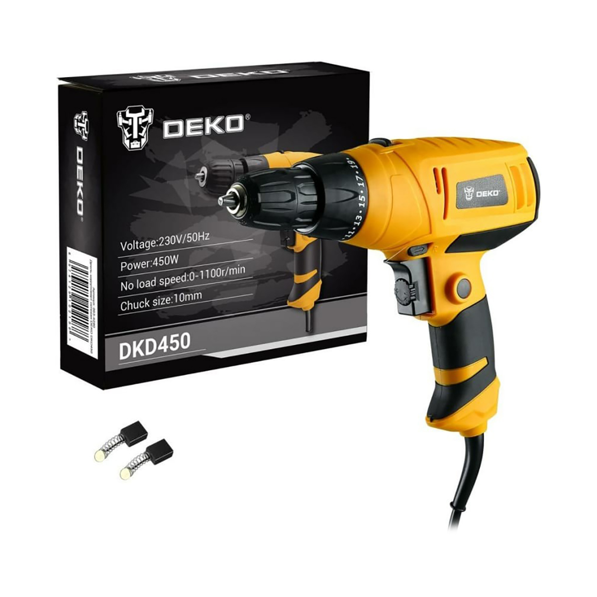 Дрель-шуруповерт dkd450 (1) "deko" 063-4280