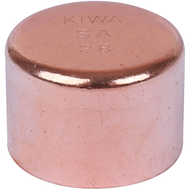 Медная заглушка 42 мм на трубу под пайку SANHA 1530142