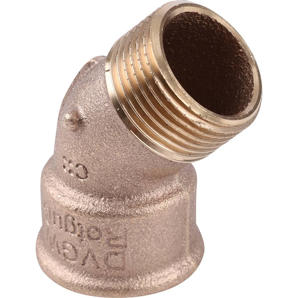 Угол резьбовой 45° ВН 1" бронза VIEGA (264161)
