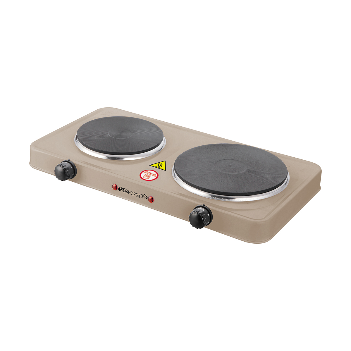 Плита электр. 2-конфор. (чугун) "energy" en-903e (бежевый) (1/5)