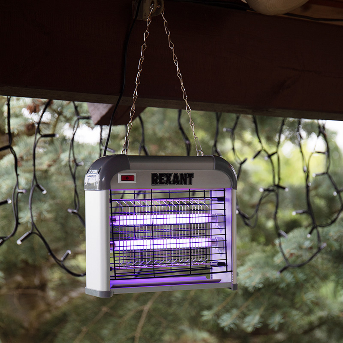 Лампа антимоскитная r60  2х6вт 220в (1/10) "rexant" 71-0036