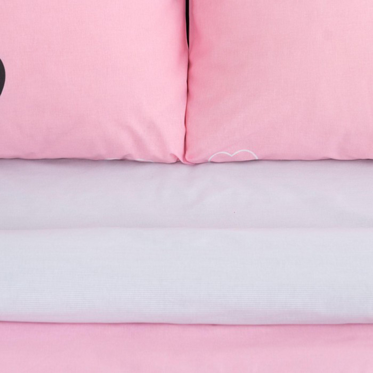 Постельное белье "этель" pink heart 1,5 сп. (поплин) (1) 5424337