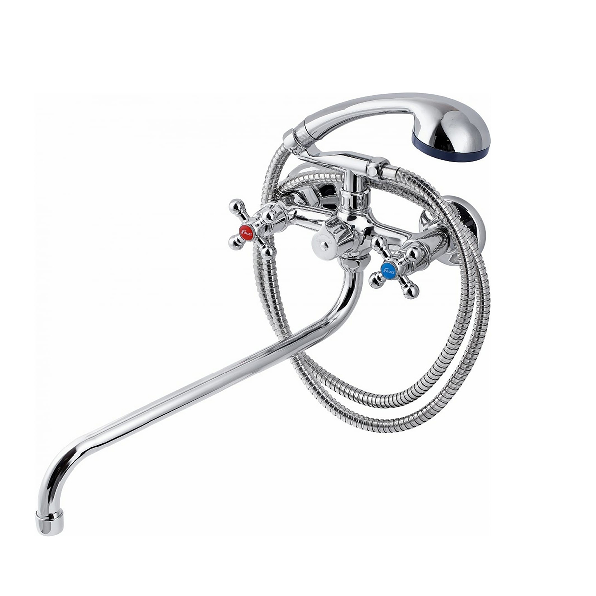 Смеситель для ванн  fzs-511-54 длинный излив, двухвентильный (1/10) "fauzt"