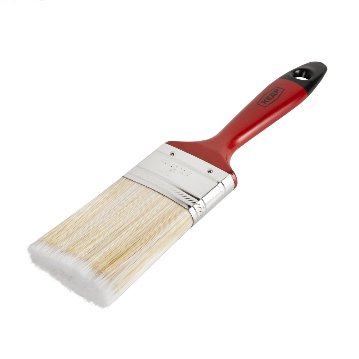 Кисть плоская искуств.щетина  №2 /50 мм  (12/300) пласт.ручка "кедр"  046-1520