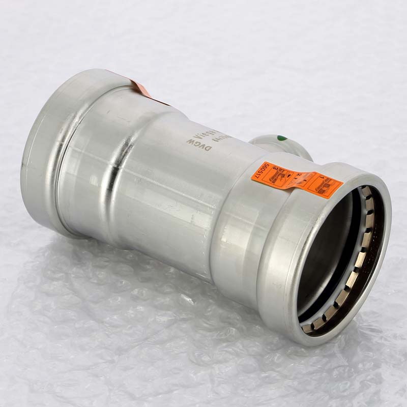 Тройник пресс 64x35x64 нержавеющая сталь Sanpress Inox VIEGA